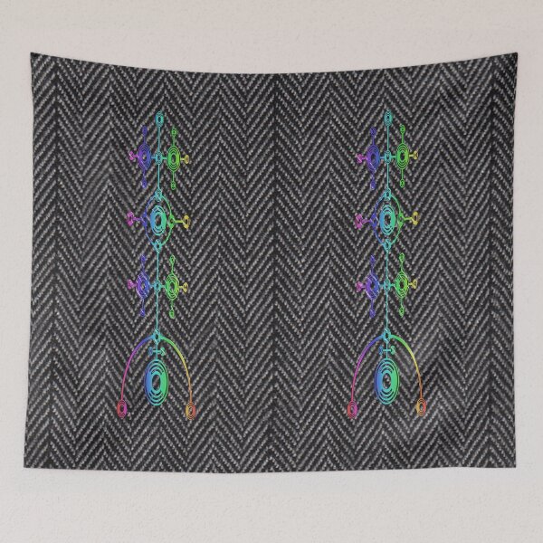 Item preview, Rainbow Alien Speak in Tweed designed and sold by Shayna Westfall.