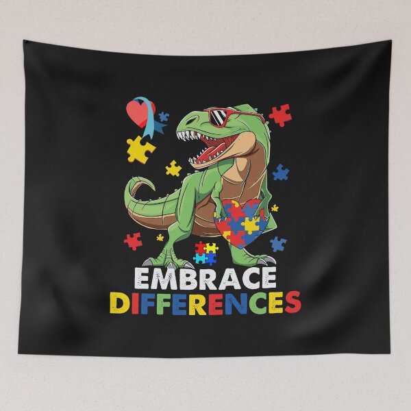Item preview, Embrace Differences Dinosaur Puzzle designed and sold by BhavyaBathla.