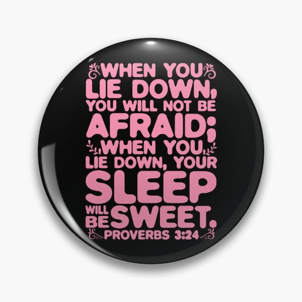 Item preview, Proverbs 3:24 Your Sleep Will Be Sweet designed and sold by plushism.