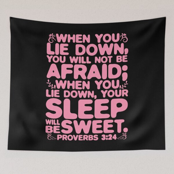 Item preview, Proverbs 3:24 Your Sleep Will Be Sweet designed and sold by plushism.