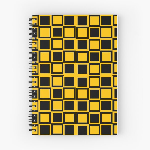 Item preview, yellow and black op art pattern designed and sold by pauloneill-art.