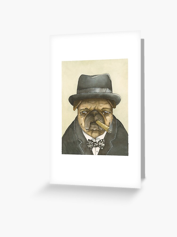 Winston Churchill The Pug Pug Art Print