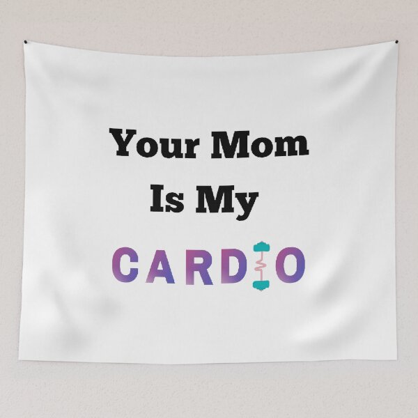 Item preview, Your Mom Is My Cardio - funny and cute T-Shirts Quotes designed and sold by Designspot2020.