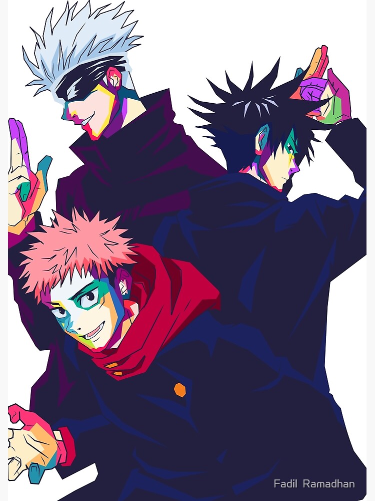 Jujutsu Kaisen Pop Art Poster For Sale By Dilvect Redbubble 5160