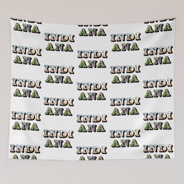 Item preview, Indiana w/ National Landmarks designed and sold by Pajamurai.