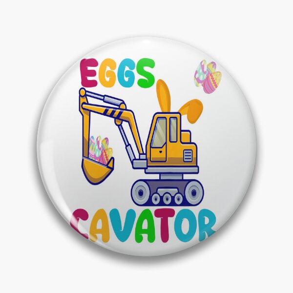 Item preview, Kids EggsCavator Happy Easter Funny Excavator Hunting Egg designed and sold by EmilyFun.