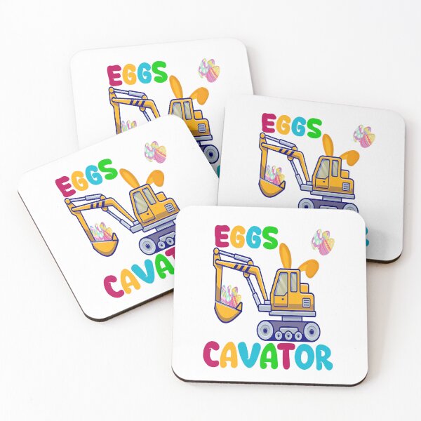 Item preview, Kids EggsCavator Happy Easter Funny Excavator Hunting Egg designed and sold by EmilyFun.