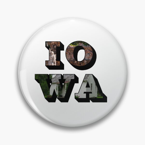 Item preview, Iowa w/ National Landmarks designed and sold by Pajamurai.