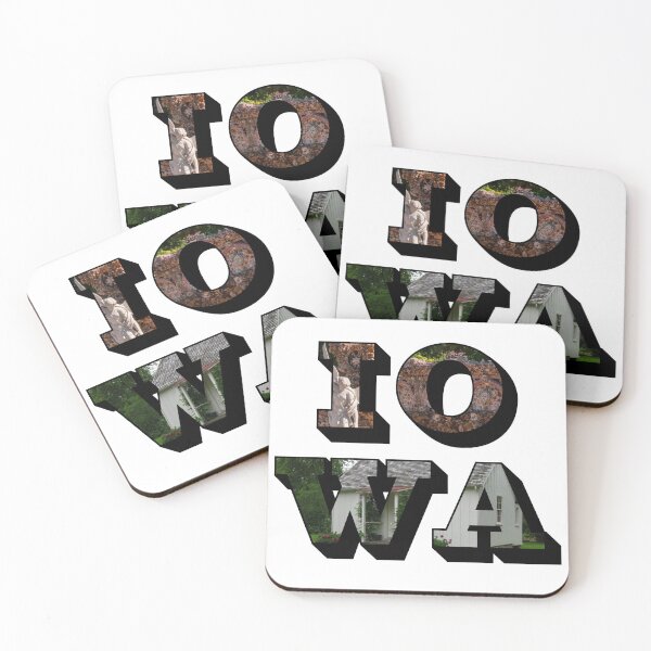 Item preview, Iowa w/ National Landmarks designed and sold by Pajamurai.