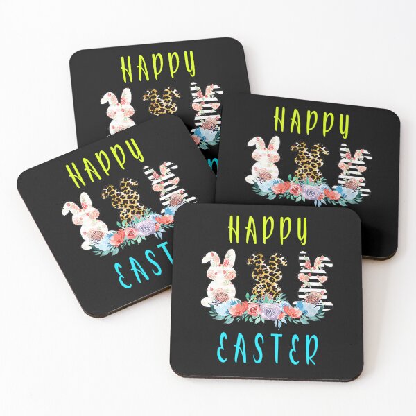 Item preview, Leopard Easter Bunny Rabbit Trio Cute Easter Day designed and sold by EmilyFun.