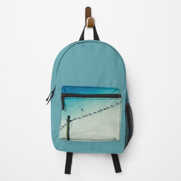 Item preview, Stepping out of the Line - swallows on a wire designed and sold by Dyrk Wyst Redbubble Shop.