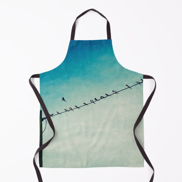 Item preview, Stepping out of the Line - swallows on a wire designed and sold by Dyrk Wyst Redbubble Shop.