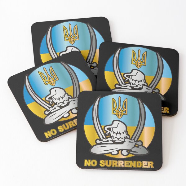 Item preview, Ukraine Kosak - NO SURRENDER! designed and sold by wikingershirts.