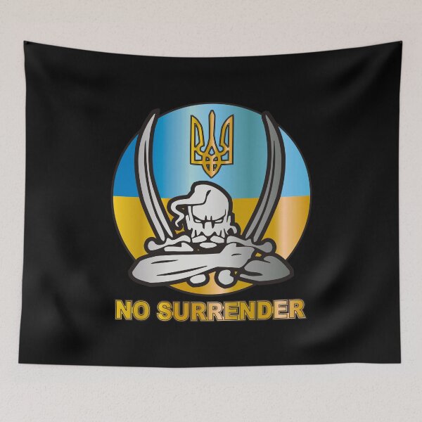 Item preview, Ukraine Kosak - NO SURRENDER! designed and sold by wikingershirts.