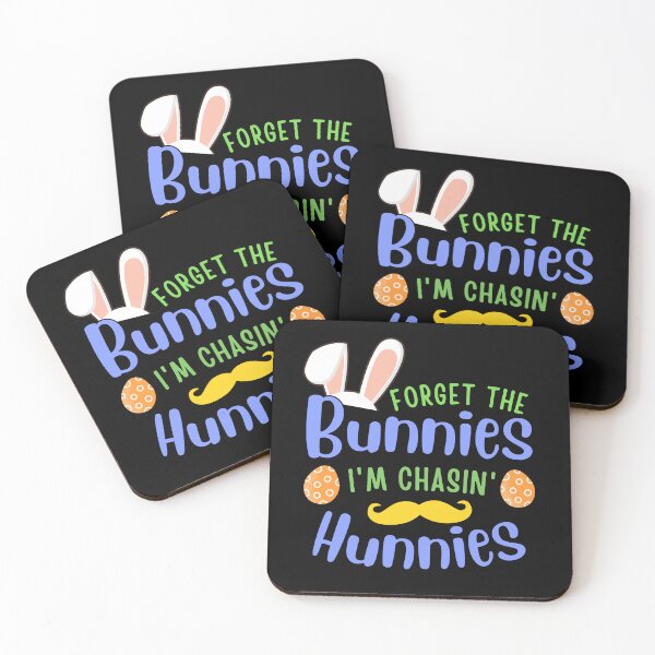 Item preview, Forget The Bunnies Im Chasing Hunnies (Funny Boys Easter Gift) designed and sold by i-longmanshop.