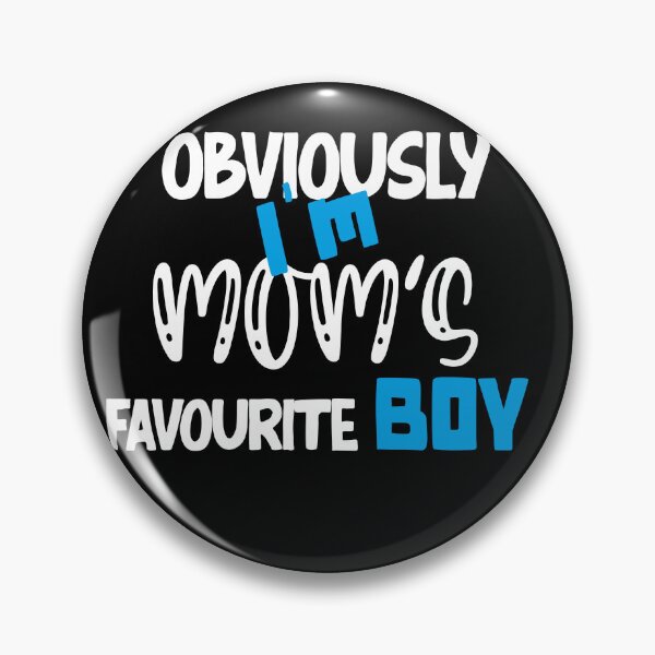 Item preview, i'm mom's favourite boy Funny t-shirt sibling shirt child gift women gift designed and sold by GhostAmine.