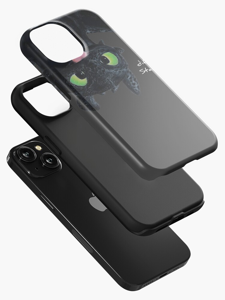 Toothless Upside Down Sticker iPhone Case