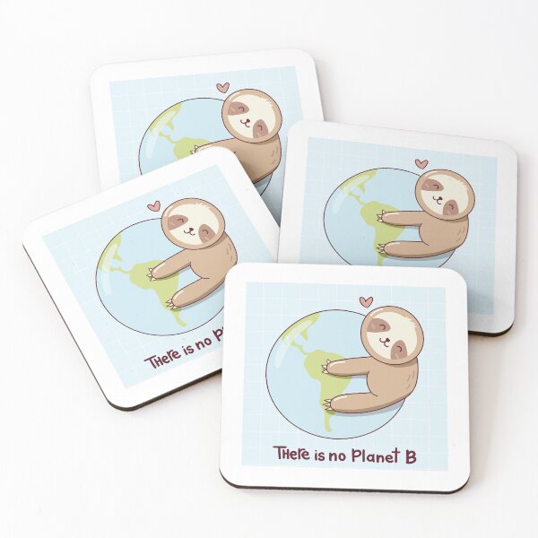 Item preview, Sloth Earth Nature environmental Protection designed and sold by Cari-Graphy.