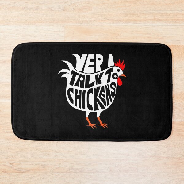 Item preview, Yep I Talk To Chicken - Chicken Toys Coop Rubber Chicken Toy Traeger Chicken Rub designed and sold by davetmccall.