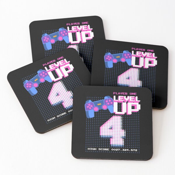 Item preview, Player One Level Up 4 designed and sold by patternprint1.