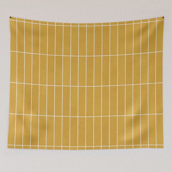Item preview, Rectangular Grid Pattern - Mustard Yellow designed and sold by Zoltan Ratko.