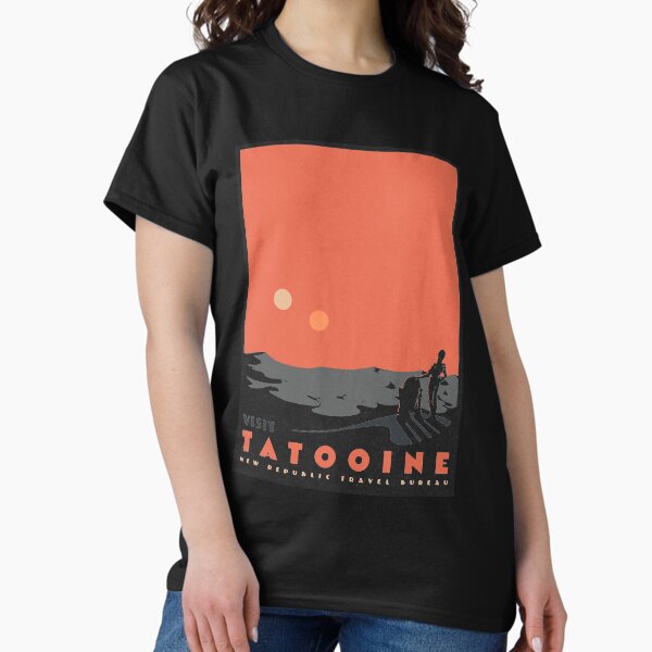 Vista previa del artículo con la obra «visita tatooine clásico», diseñado y vendido por EzraStewart09.