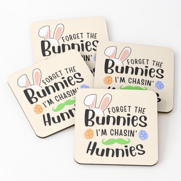 Item preview, Forget The Bunnies Im Chasing Hunnies (Funny Boys Easter Gift) designed and sold by i-longmanshop.