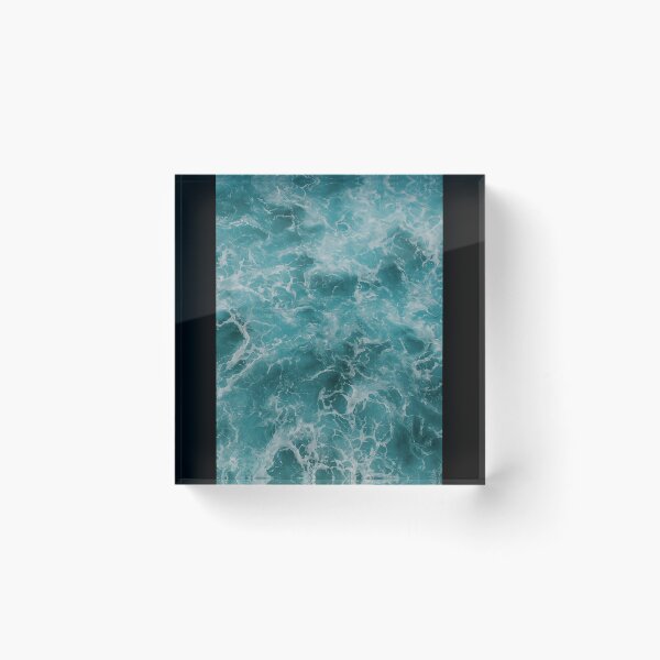 Item preview, Blue and White Ocean Waves designed and sold by balmerfusaborif.