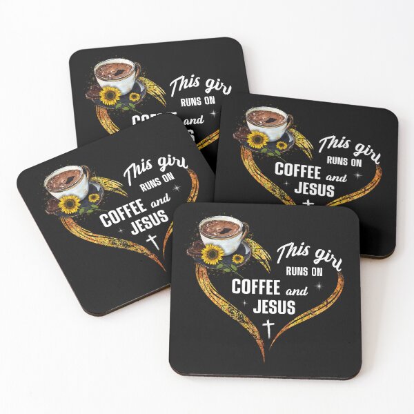 Item preview, Best Peace Love Coffee Jesus Sunflower Girl God Christ Faith Religion designed and sold by adsmod.