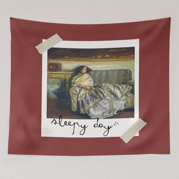 Item preview, Sleepy Day (Nonchaloir by John Singer Sargent) designed and sold by see-the-fox.