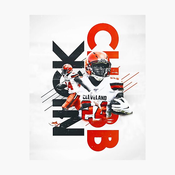 NFL Cleveland Browns - Nick Chubb 22 Wall Poster, 14.725 x 22.375 Framed  