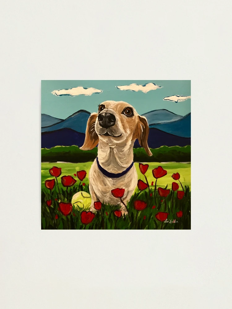 happy dog  ハンドメイドパステル画　絵画アート原画 happy dog ハンドメイドパステル画絵画アート原画