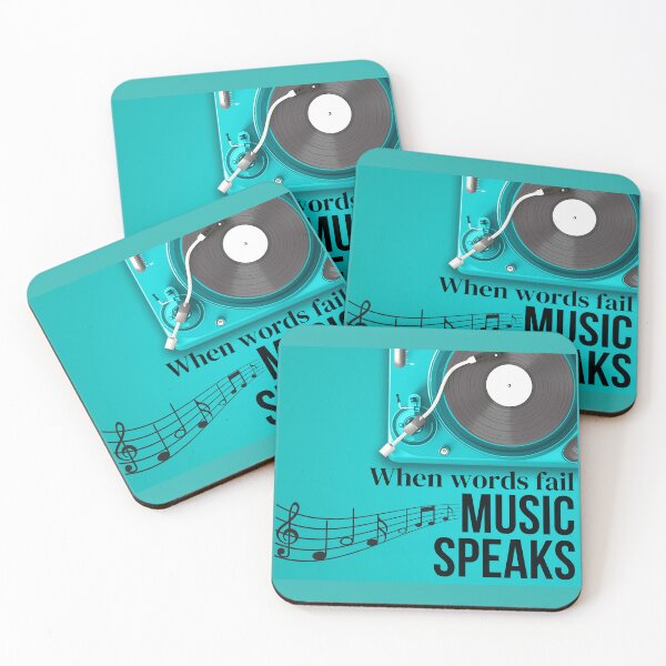 Item preview, When words fail music speaks designed and sold by gomezabstract.