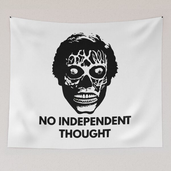 Item preview, No Independent Thought Vintage Retro designed and sold by JulianMelo6500.