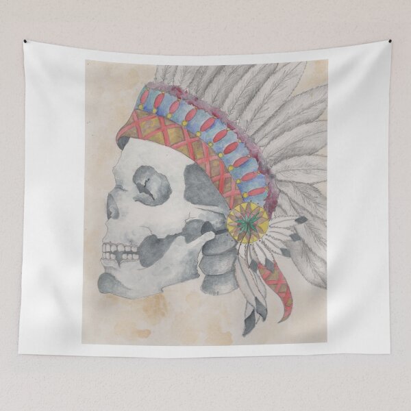 Item preview, Native Skull designed and sold by jdillaart.