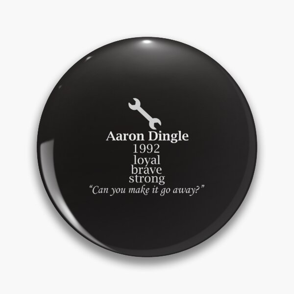 Item preview, Aaron Dingle Text   designed and sold by CopperAndReeds.