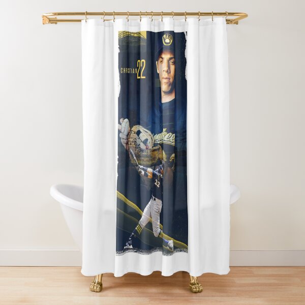 Christian Yelich Shower Curtain by Pono Tukino - Fine Art America