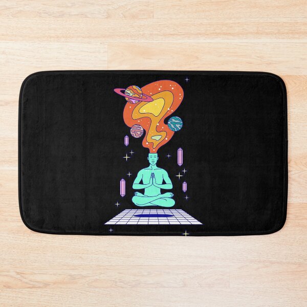 Item preview, Power Of Now Meditating Man Galaxies designed and sold by mrkedi123.