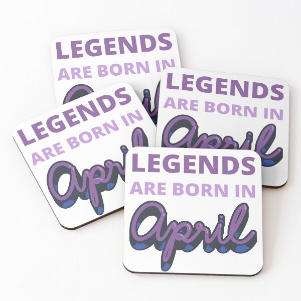 Item preview, legends are born in april designed and sold by madraso.