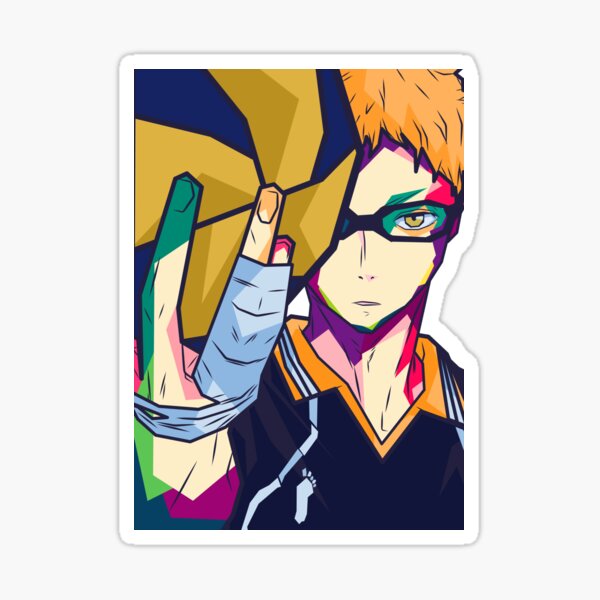 "Haikyuu Pop Art" Sticker by dilvect Redbubble