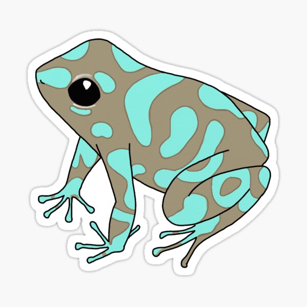 Pink Frog Famtastik Smol Bois' Sticker