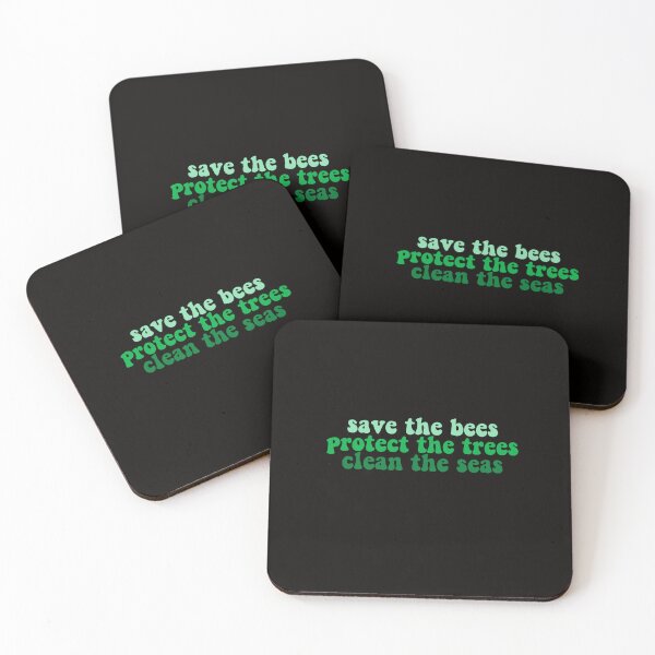 Item preview, save the bees protect the trees clean the seas Sticker designed and sold by NilsKoss.