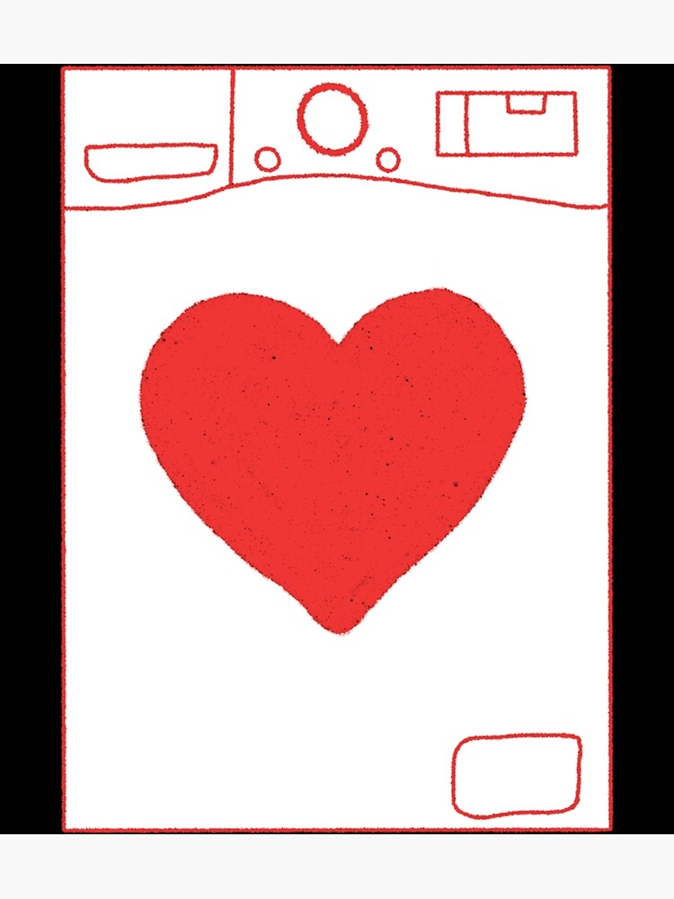 "Washing Machine Heart Mitski Sticker" Poster for Sale by sheldvale8