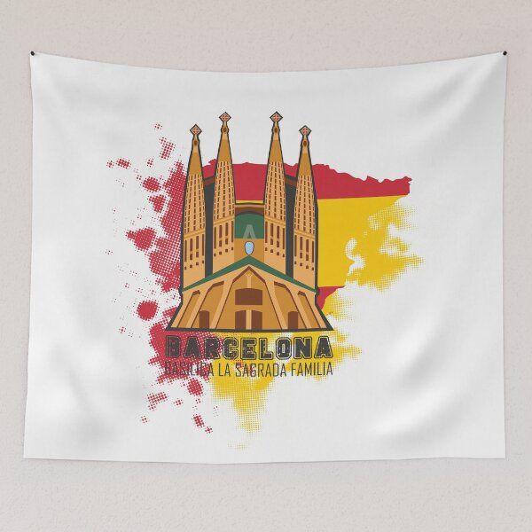 Item preview, Barcelona  Basilica La Sagrada Familia designed and sold by ArtTees44.
