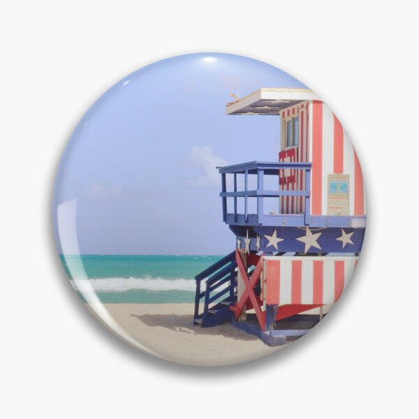 Item preview, Miami Summer Vibes in Empty Sunny Beach - Travel Photography in Florida designed and sold by CarolinaReina.