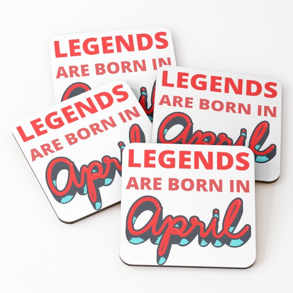 Item preview, legends are born in april designed and sold by madraso.