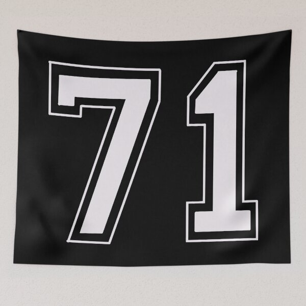 Item preview, Sport Number 71 White  designed and sold by Maelyn-Couch.