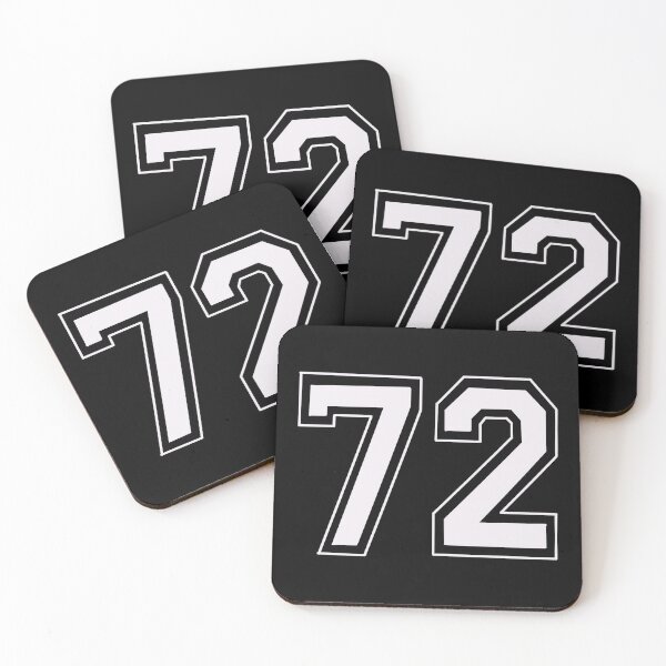 Item preview, Sport Number 72 White  designed and sold by Maelyn-Couch.