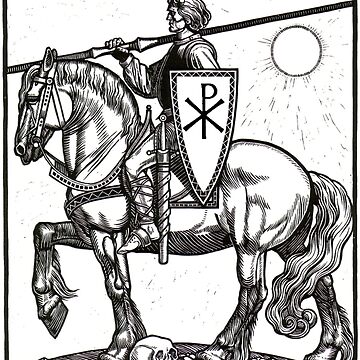 Artwork thumbnail, Crusader Knight with Chi-Ro Shield by GetWoke
