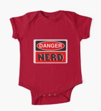 Danger Nerd Sign One Piece - Short Sleeve
